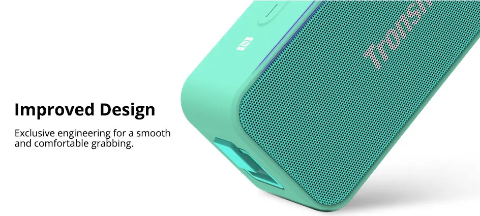 de tronsmart mais 20w com assistente de voz, micro sd