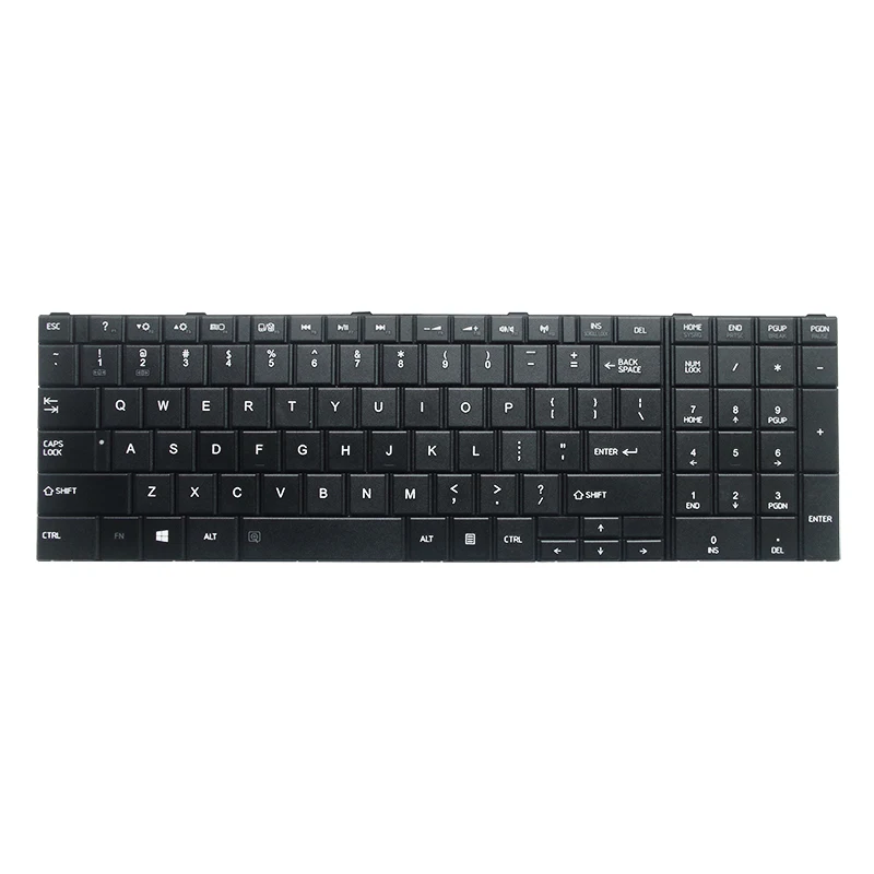 YALUZU US keyboard for TOSHIBA FOR SATELLITE C850 C850D C855 C855D L850 L850D L855 L855D L870 L870