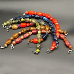Jelly Acrylic Chain Handle Colorful Bead Straps Replaceable Resin Handbag Pearlescent Strap For Evening Bag DIY Bag Accessories