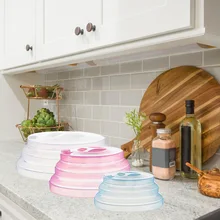 Силиконовый складной прозрачный герметичный чехол для еды TP899