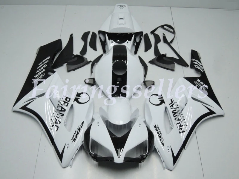 Литьевая форма) ABS Полный комплект обтекателя подходит для Honda CBR1000RR CBR1000 04 05 2004 2005 Обтекатели Черный Белый дизайн