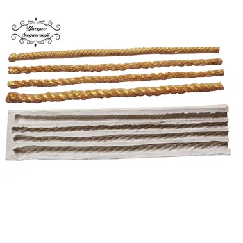 

Yueyue Sugarcraft 23cm lenth Boder silicone mold fondant mold cake decorating tools chocolate gumpaste mold