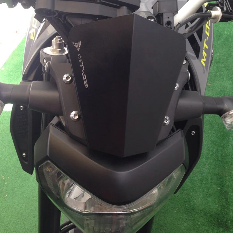 Для мотоцикла Yamaha MT 09 MT09 2014 2015 2016 лобовое стекло высокое качество алюминиевый
