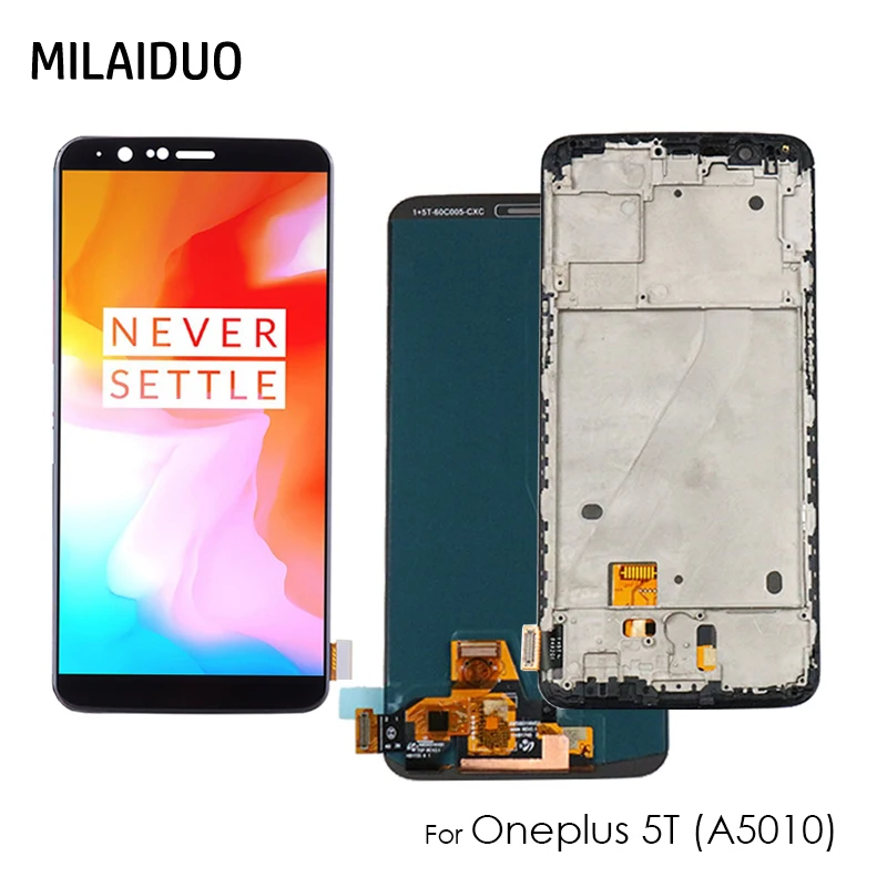 AMOLED / TFT для OnePlus 5T A5010 ЖК-дисплей детали замены и ремонта ЖК-дисплея 1 + 5 | Мобильные