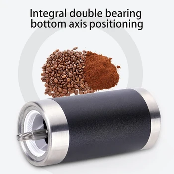 

1Pcs Black Multi-function 304 Stainless Steel Mini Coffee Grinder Portable Kitchen Gadgets Mill Coffee Bean Manual M/L