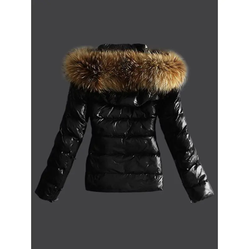 Тонкое простое пальто из искусственного меха PU с меховым воротником, кожаное пальто, толстая зимняя теплая куртка, женское кожаное пальто, Женское пальто размера плюс