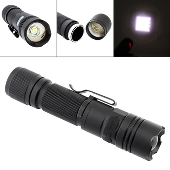 

T6 LED Outdoor Lighting Intense USB Charging 18650 Lithium Battery Mini Aluminum Alloy Zoom Flashlight for Night Riding