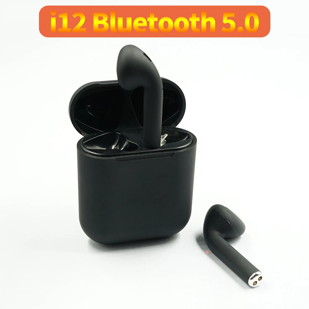 

i12 TWS Pop Up Portable Wireless Earphones Bluetooth Touch Control Earphone Stereo Earbuds for Smartphones Bluetooth 5.0 Earbuds