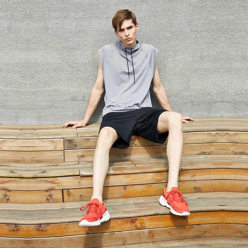 Оригинальная спортивная обувь Xiaomi Mijia Youpin Uleemark; тканые кроссовки; трендовая повседневная обувь для фитнеса, бега, упражнений - Цвет: Red 43