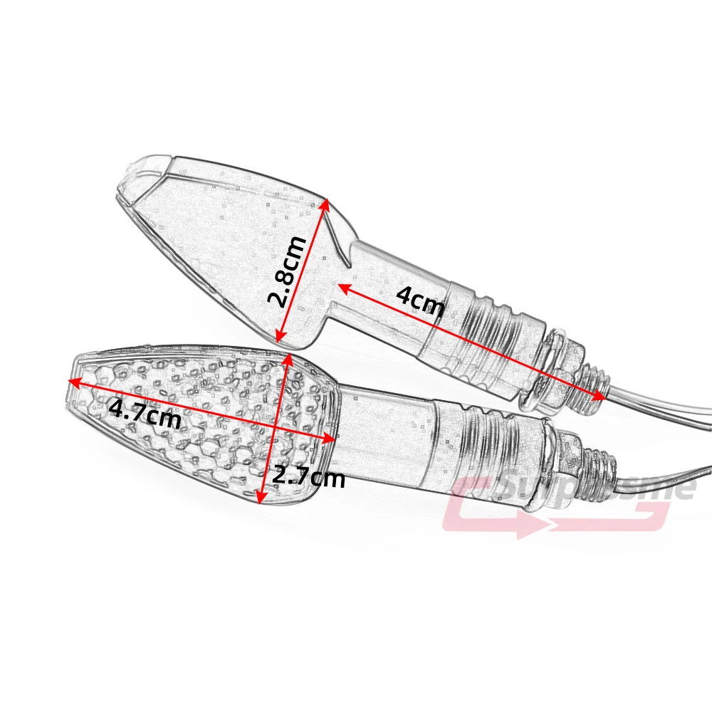 Мотоциклы поворотники Огни мигалка светодиодный мигалка лампы индикаторы универсальные для Honda Kawasaki Yamaha Piaggio