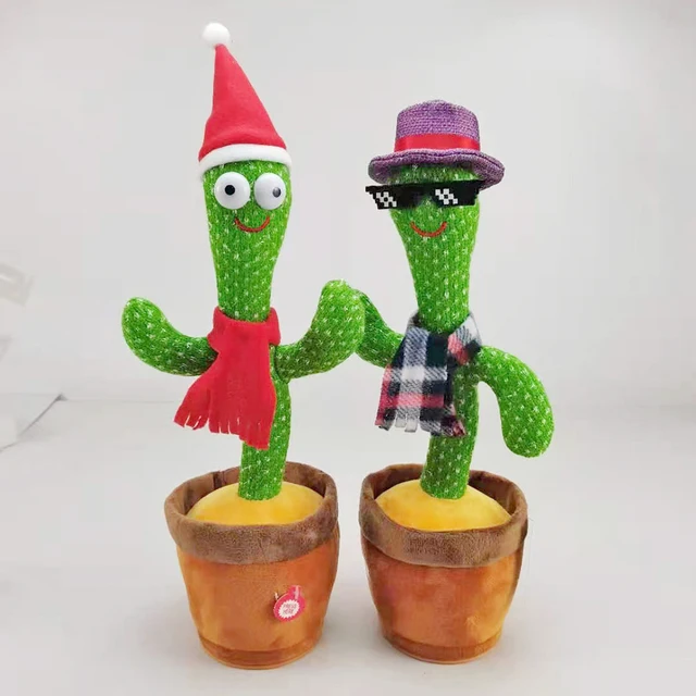 Fun Children Song Cactus Electric Plush Toy Music Dancing Doll Kids Accompany Toys Children Kids Educational Gift Accompany Toys 1