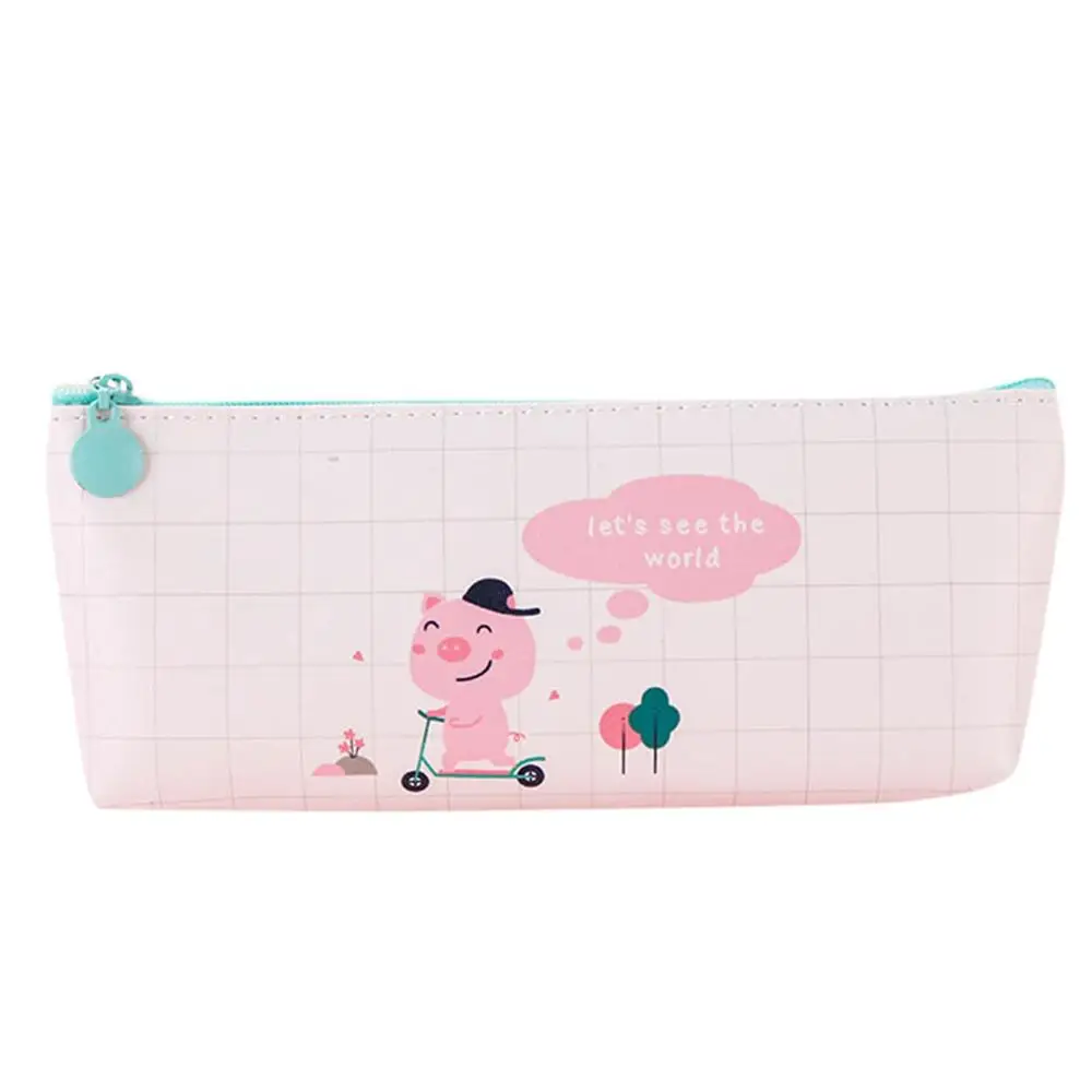 Stationery Pen Pencil Bag New Students School Supplies Chic Pen Box Case Storage Pouch Organizer - Цвет: D