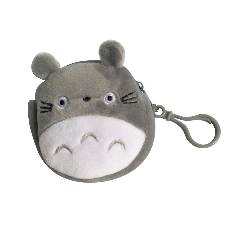 

Approx 8CM Mini Totoro Plush Toy Key Hook Plush Coin Purse Practical Bag Wallet Totoro Children's Gift Purse Plush Toys J0237