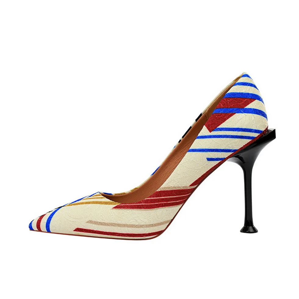 Женские туфли-лодочки на высоком каблуке 10 см; роскошные элегантные женские туфли с острым носком; Цвет Красный; качественные туфли-лодочки на каблуке; Scarpins; Цвет Синий