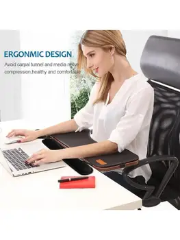 

Wrist Rest Mouse Pad Memory Foam Superfine Fibre Wrist Rest Pad Ergonomic Office XXUC