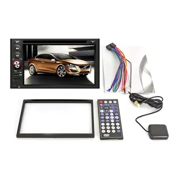 

Universal Car DVD Player First Generation with 6.2 Inch Colored HD Display Support Hands-free Call & FM Radio