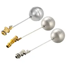 Uxcell 1 шт Поплавковый шаровой клапан 1/" 3/4" наружная резьба воды Сенсор поплавок Нержавеющая сталь 18/20/40/50/60/70 мм нить Длина