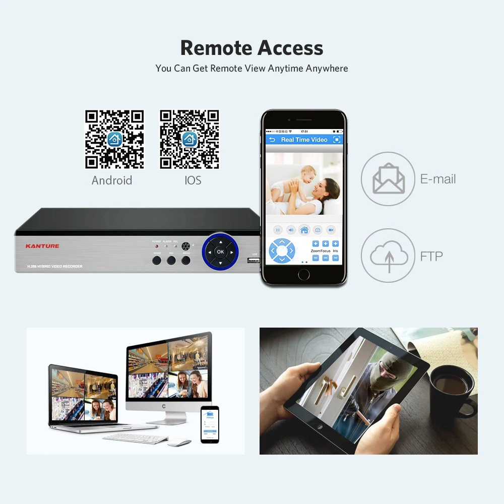 KANTURE h.265+ 16CH 4K Ultra HD cctv dvr комплект 8MP камера ночного видения система безопасности IP66 Водонепроницаемый P2P комплект видеонаблюдения