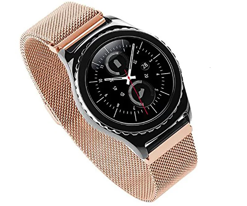 FOHUAS нержавеющей стальной браслет для часов для samsung gear s3 Миланского наручные часы Smart Band Ссылка ремень браслет Ссылки ремешок для часов
