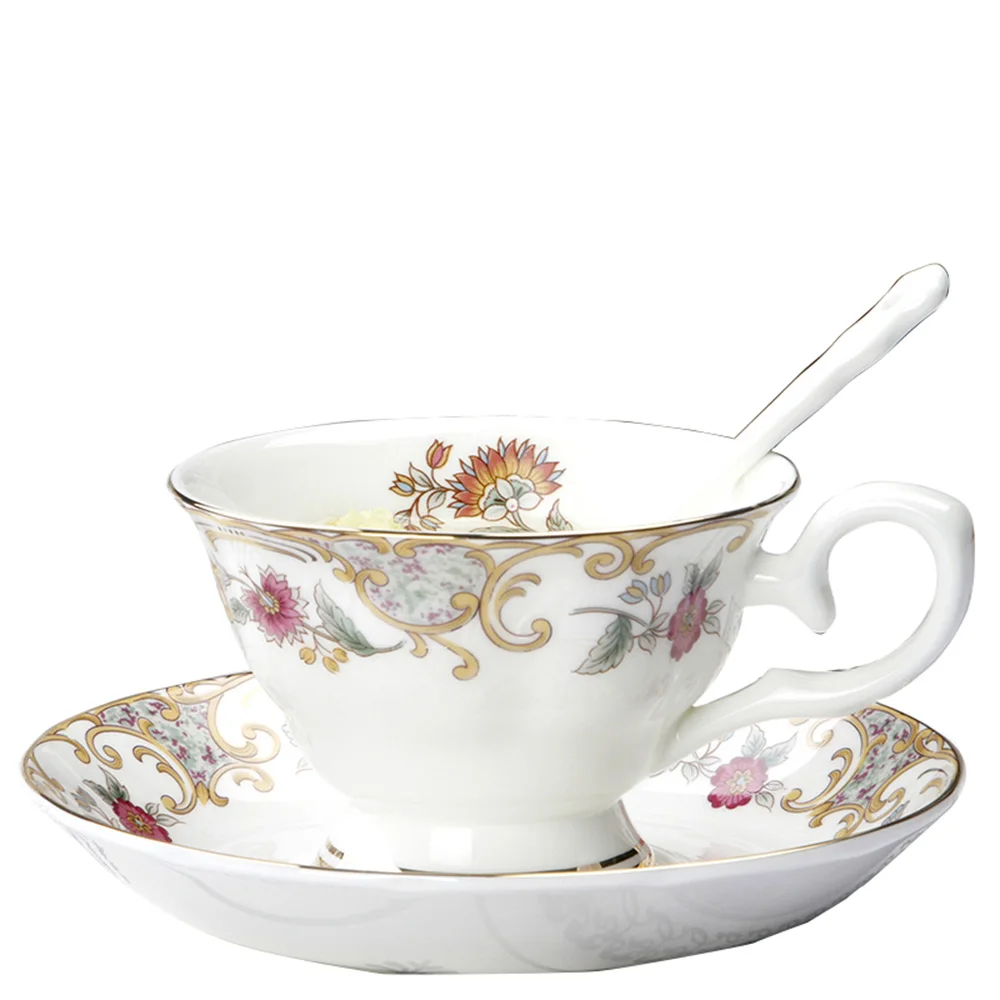 200 мл Европейский стиль керамический костяной фарфор кофейный набор чашка и