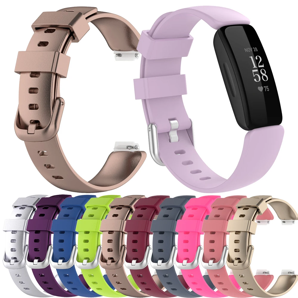 

Новинка 2020, силиконовые ремешки для фитнес-браслета Fitbit Inspire 2, ремешок для смарт-браслета Fitbit Inspire 2, Мягкие Ремешки для часов