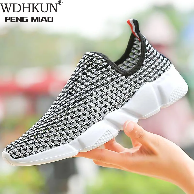 

Breathable Mesh Women Sneakers Casuals Shoes Woman 2020 Flat With Hook & Loop Solid Sneakers Women Shoes Zapatos De Mujer