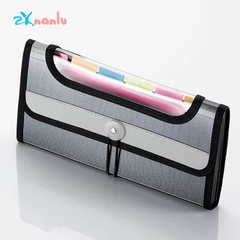 

2020 New A6 Multifunction Expanding Wallet File Bag Bill Receipt Business Gifts File Bag Storage Pouch File Folder Office Supply