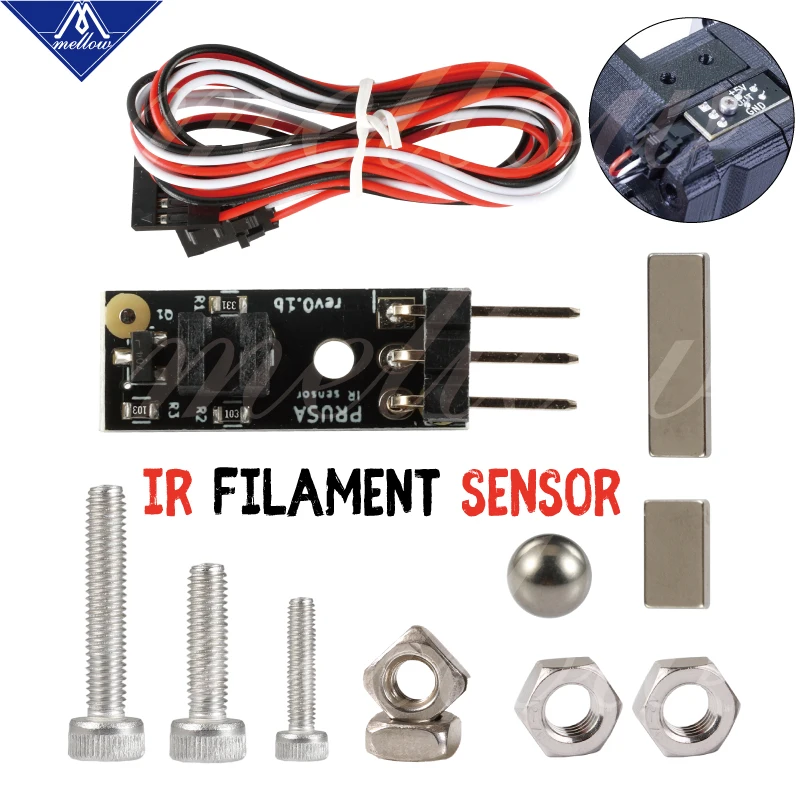 Mellow Prusa I3 Mk2.5/mk3 To Mk2.5s/mk3s Filament Sensor Kits Upgrade Detect Stuck Filament Sensor For 3D Printer Parts afbeelding