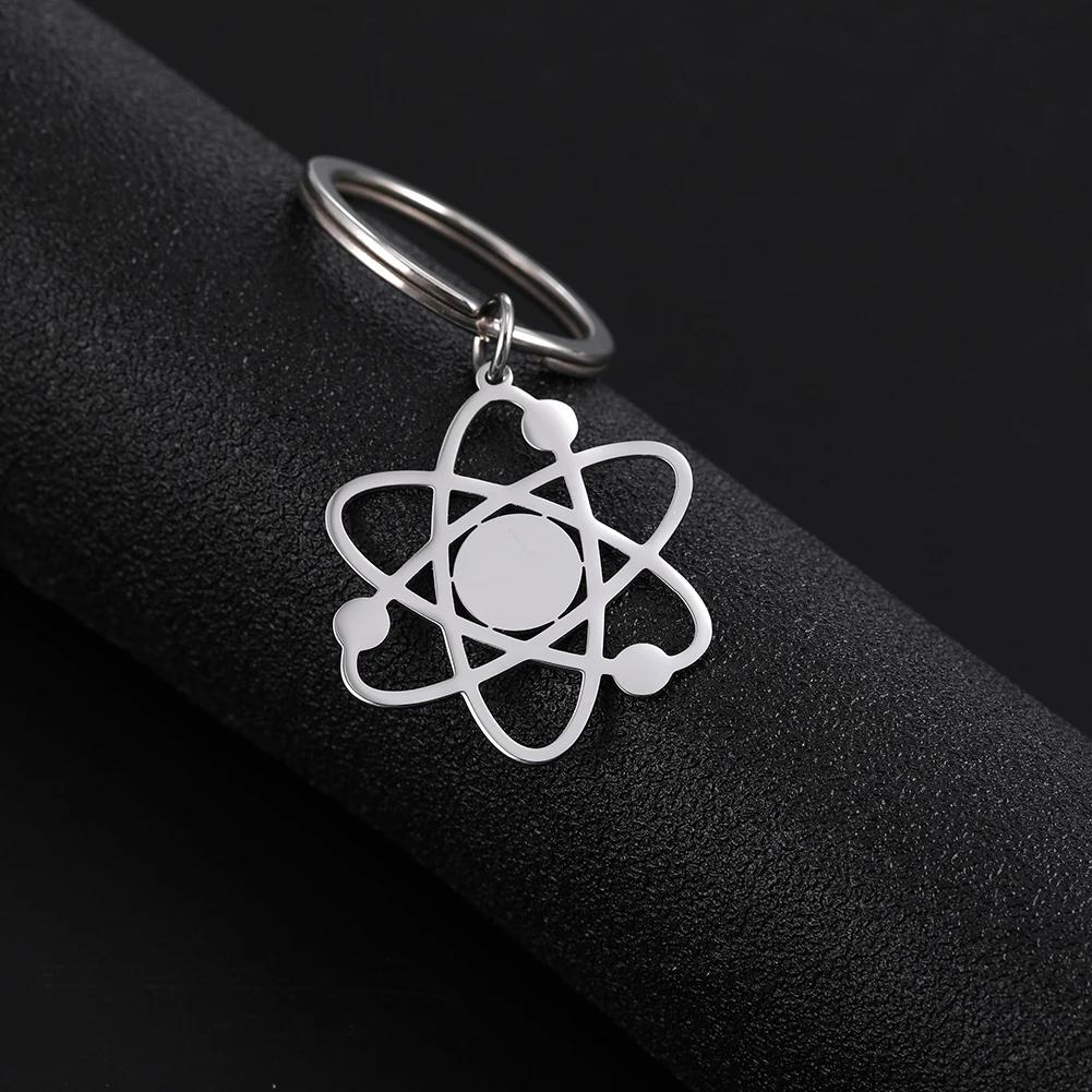 My shape серьги химия Atom 316L из нержавеющей стали серьги-подвески серебряные/Золотые/черные геометрические подвеска с научной тематикой ювелирные изделия подарок