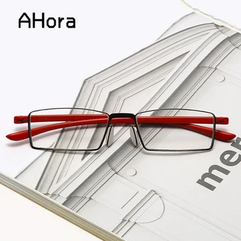 

Ahora Korea Fashion Style Reading Glasses Anti Blue Light Women Men Newest Square Presbyopia Eyewear With Diopters +1.0 to 4.0