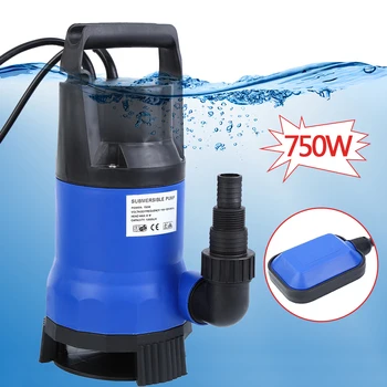 

(Ship from USA) 1HP 750W Clean Dirty Submersible Water Pump Swimming Pool Pond Flood Drain Pump