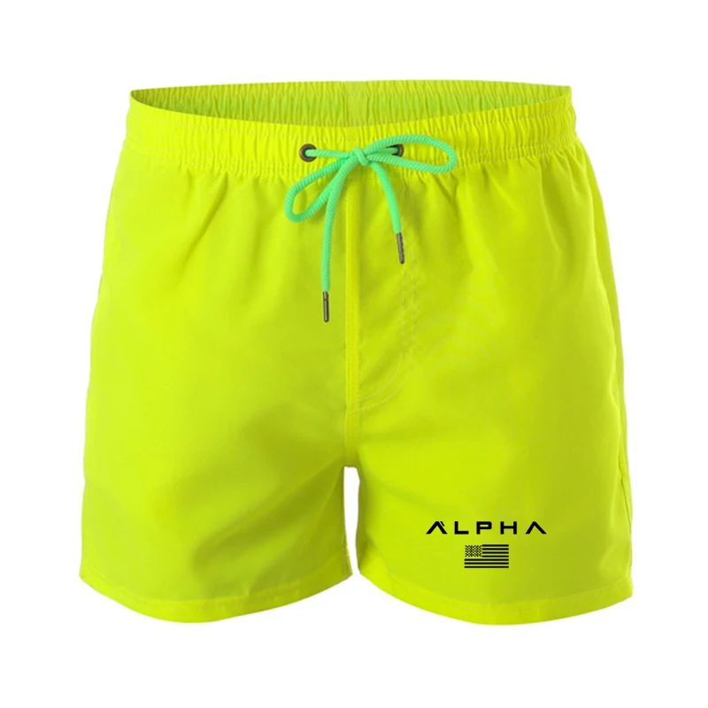Мужские спортивные беговые пляжные короткие штаны для серфинга купальное белье с отделением быстросохнущие с карманом мужские шорты для серфинга спортивный купальник - Цвет: picture color