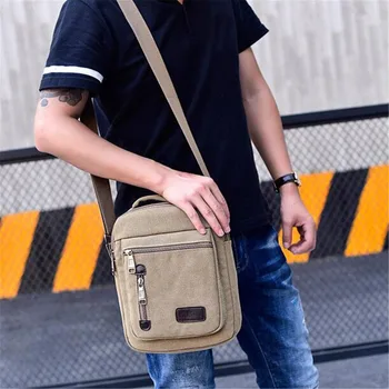 

2019 Men's Travel Bags Cool Canvas Bag Fashion Men Messenger Shoulder Bags High Quality Brand Luxury Handbags Bag Designer