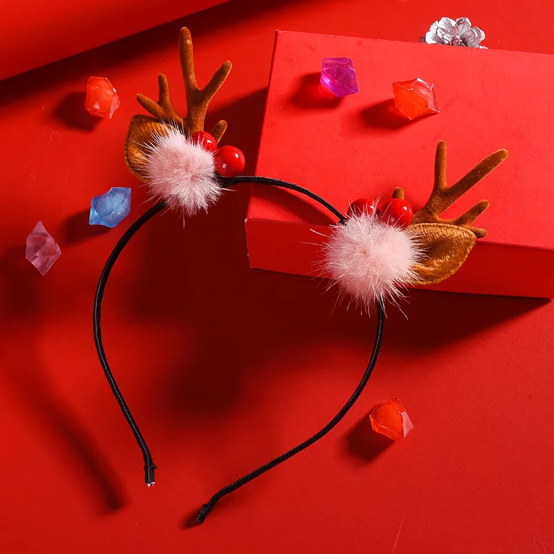 Рождественская повязка на голову, Рождественская повязка на голову, повязка на голову, обруч на голову, ободок для вечеринки, обруч на голову, Рождественский подарок - Цвет: A