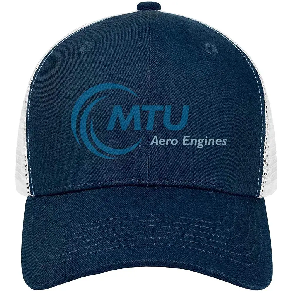 Мужские бейсболки унисекс, винтажные регулируемые сетчатые кепки для вождения-MTU-Friedrichshafen-плоская кепка