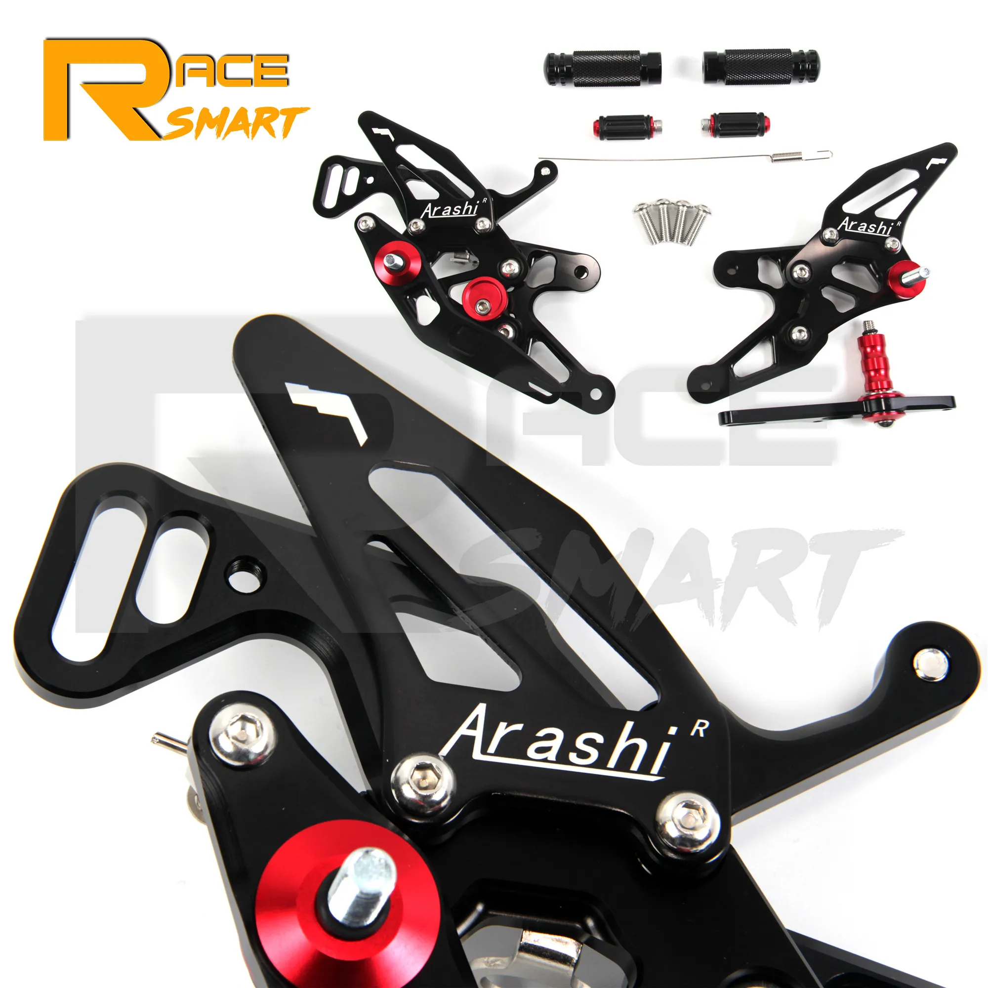 For BMW S1000RR HP4 2015-2018 Motorcycle CNC Adjustable Rearset Rear Set Footrest Footrests Pegs S1000 RR S 1000RR 2016 2017 New