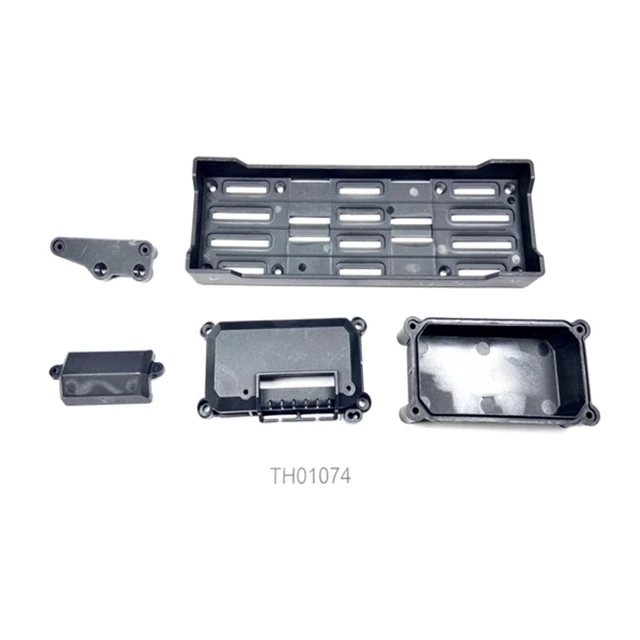 Plastic Battery Case Equipment Box for Traction Hobby 1/8 KM5 Crawler Model Vehicle Refit Upgrade Accessories RC Car Parts