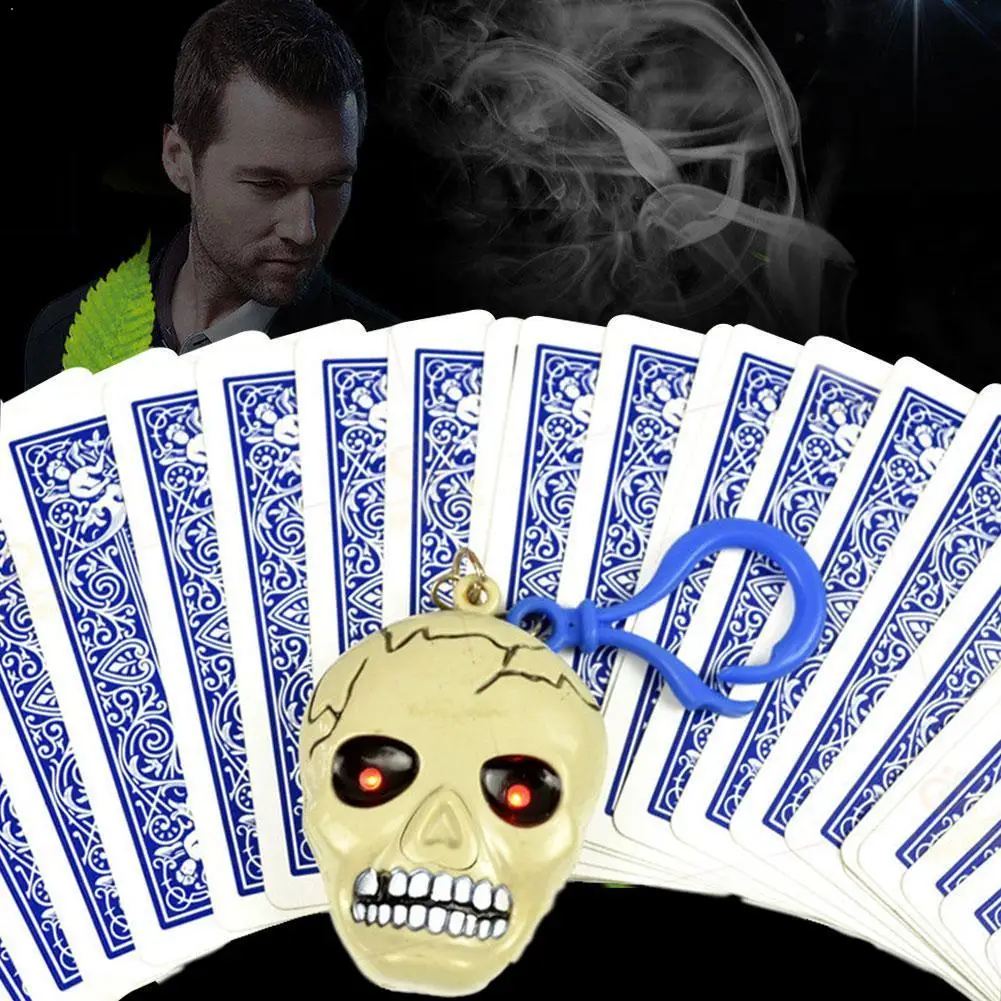 

Skull Finding Cards Skull Prophecy Magic Tricks Satge Card Magic Close-Up Gimmick Magic Props Magic Card Accessories Skull C7G6