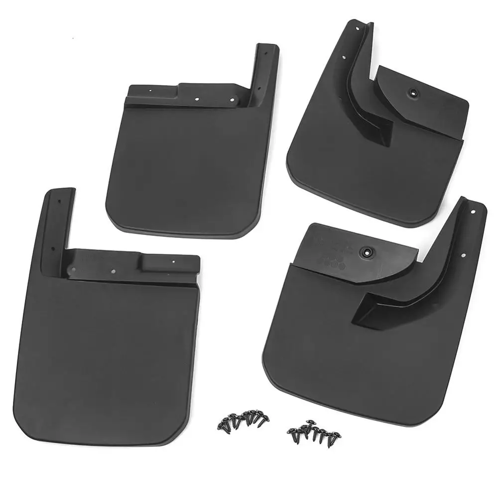 4PCS Front Rear Mud Flaps Splash Guards Fender For 2018 Jeep Wrangler