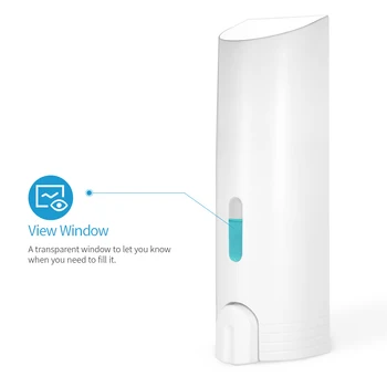 

New 400ml Single Wall-mounted Soap Dispenser Manual Kitchen Washroom Shampoo Shower Gel Machine Toilet Liquid Soap Dispenser Hol