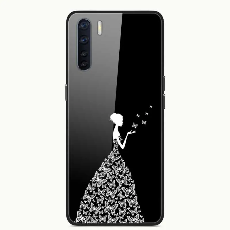 Premium Tempered Glass Hard Back Case - Elegant Protection