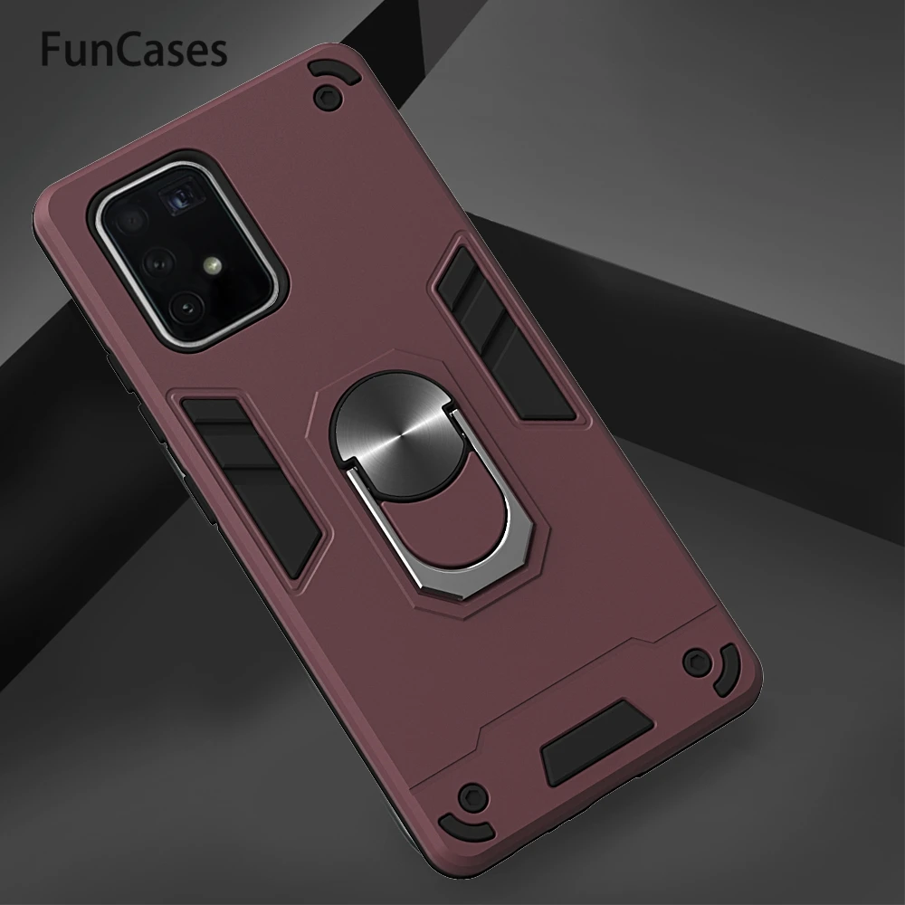 Magnet PC + TPU Cover For estuche Samsung A91 Luxury Silicone Cases sFor Protector Galaxy coque M80S S10 Lite | Мобильные телефоны