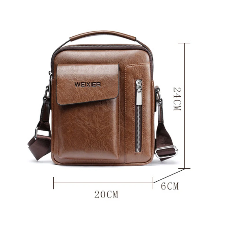 2020 Повседневная мужская сумка через плечо винтажные сумки Высококачественная