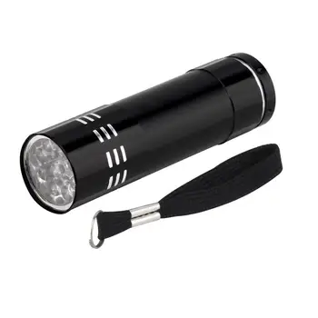 

New Mini Ultra-bright Low Power Consumption Aluminum Alloy 9 LEDs Flashlight Torch Light Lamp For Camping Outdoors