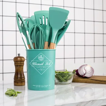 

High Quality Silicone Spatula Heat-resistant Kitchen Tools Soup Spoon Non-stick Special Cooking Shovel Kitchen Accessories