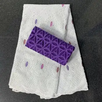 

High Quality Swiss Voile Laces In Switzerland Cotton African Dry Cotton Lace Fabric Nigerian Man Voile Lace 2.5+2.5