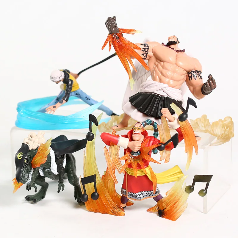 Одна штука Choshinsei Trafalgar Law Urouge X Drake Scratchmen Apoo PVC Фигурки коллекционные игрушки 4