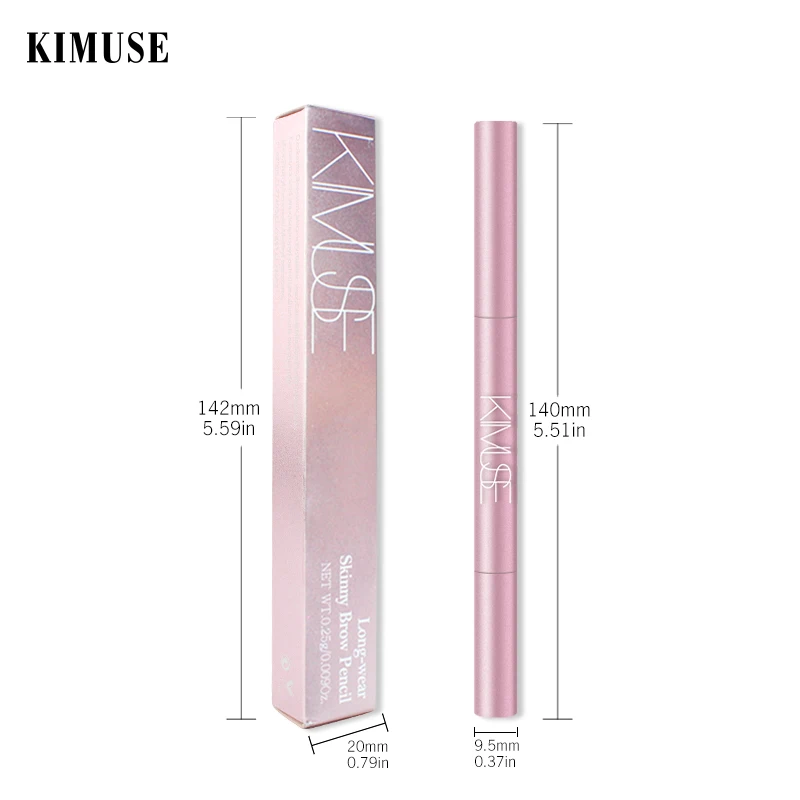 Карандаш для бровей KIMUSE водостойкая косметика татуажа черного и коричневого