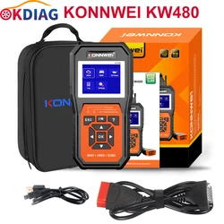 KONNWEI – KW480 Scanner automatique, lecteur de Code pour Bmw, système complet, outil de Diagnostic, ABS, frein, boîte de vitesses, Airbag, moteur, OBD2 