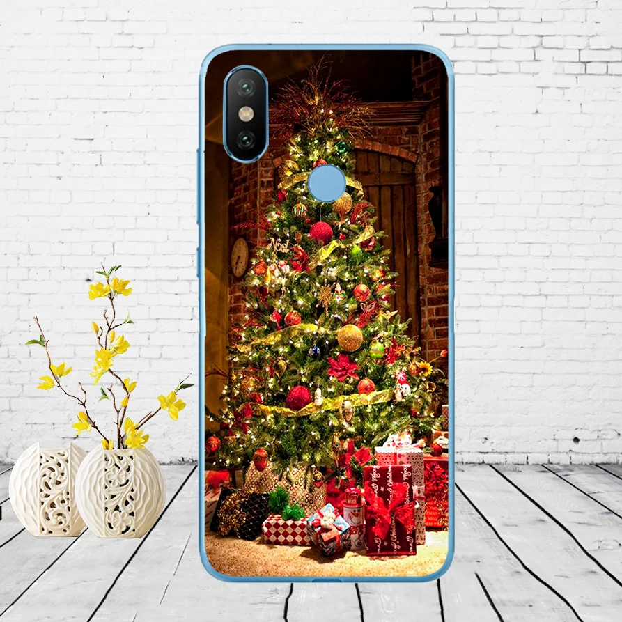 9 Мягкий силиконовый чехол 302DD Merry Christmas для Xiao mi Red mi 6 6a mi 8 a2 lite note 5 6 pro 7 Case - Цвет: 9
